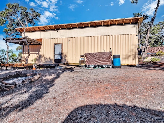 view of back of house