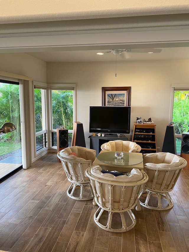 view of dining room