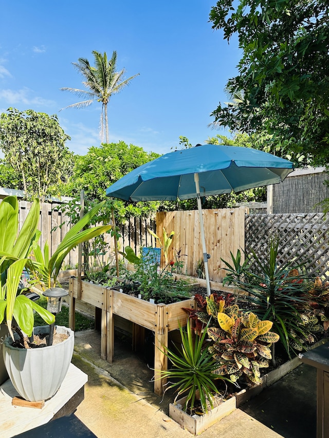 view of patio