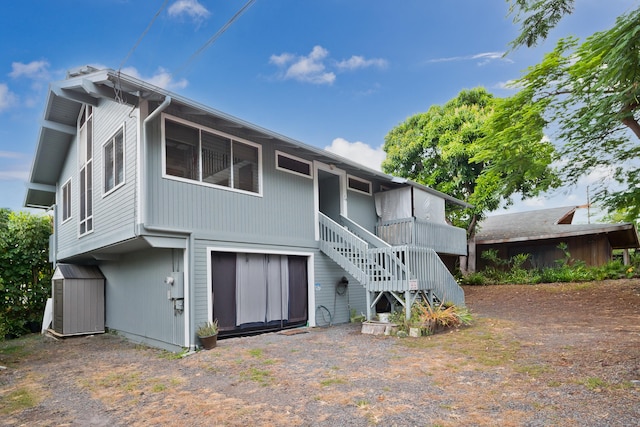 view of back of property