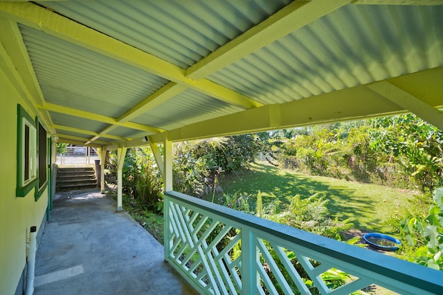 view of patio / terrace