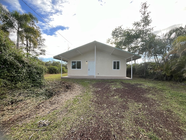 view of rear view of property