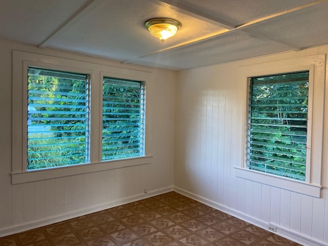 unfurnished room with a healthy amount of sunlight