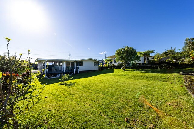 view of yard