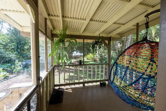 exterior space featuring a porch