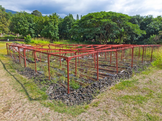 exterior space with a rural view