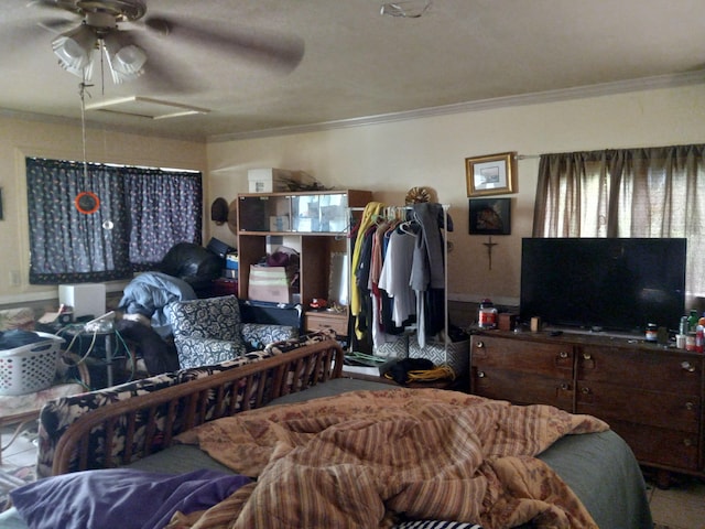 living room featuring ornamental molding