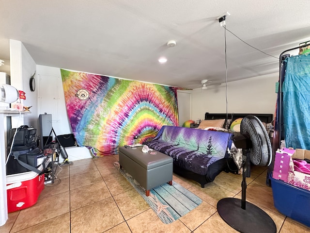 view of tiled bedroom