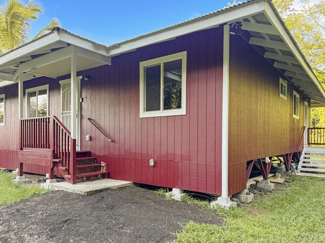 view of property exterior