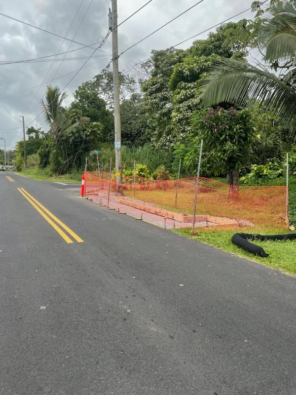 view of road