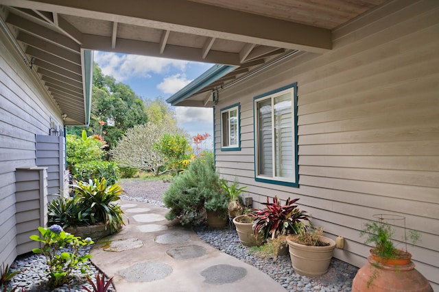 view of patio