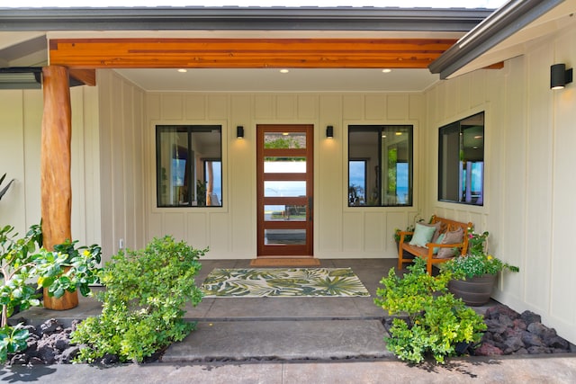 view of property entrance