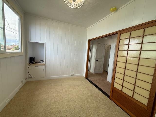 spare room featuring carpet floors