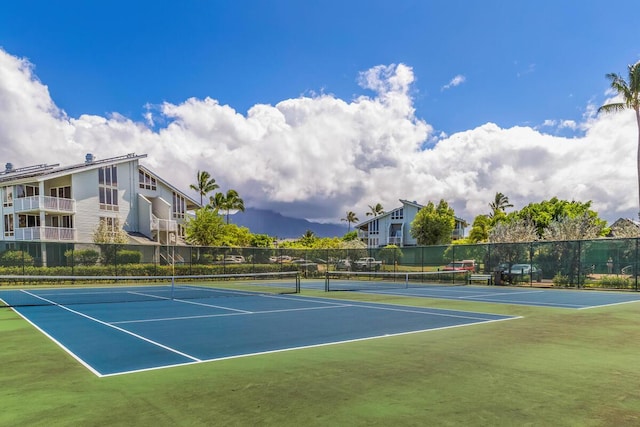 view of sport court