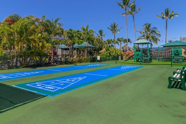 view of home's community featuring a playground