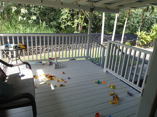 view of deck