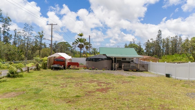 view of yard