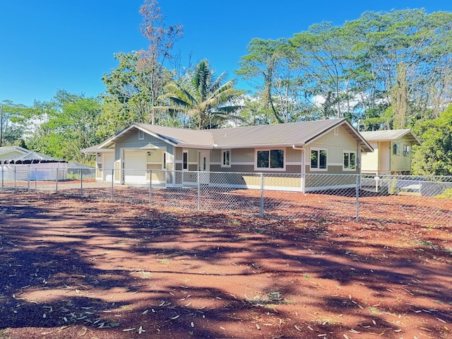 ranch-style house with a garage