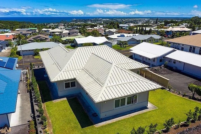 drone / aerial view featuring a residential view