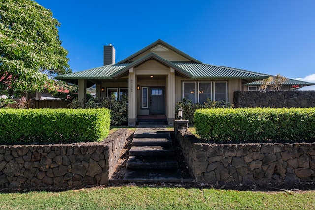 view of front of home