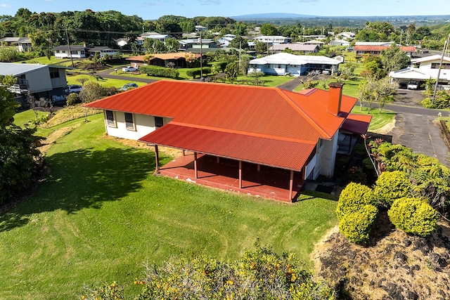 drone / aerial view