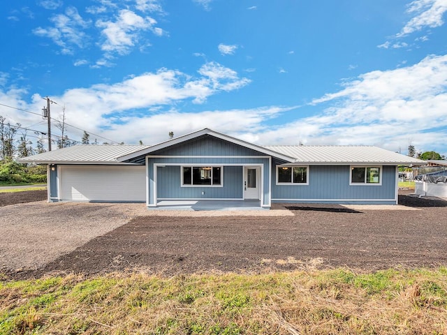 ranch-style house with a garage