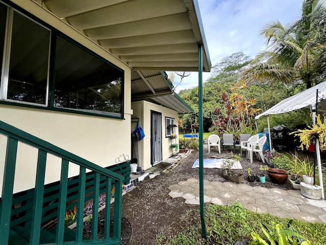 view of patio