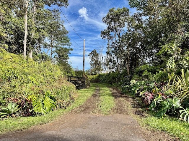 view of road