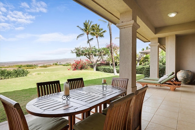 view of patio