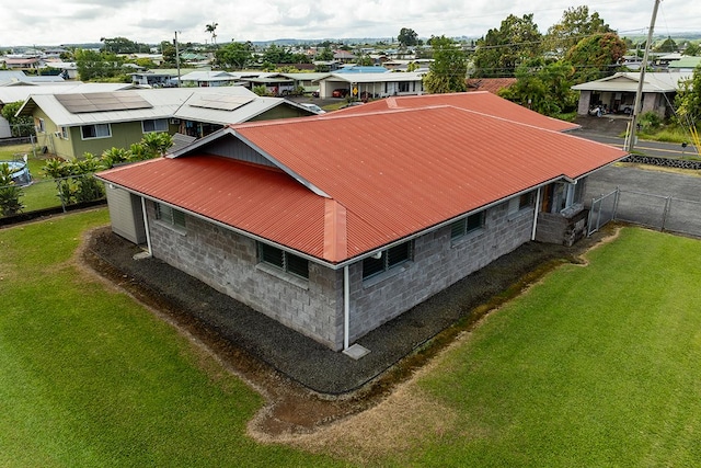 aerial view