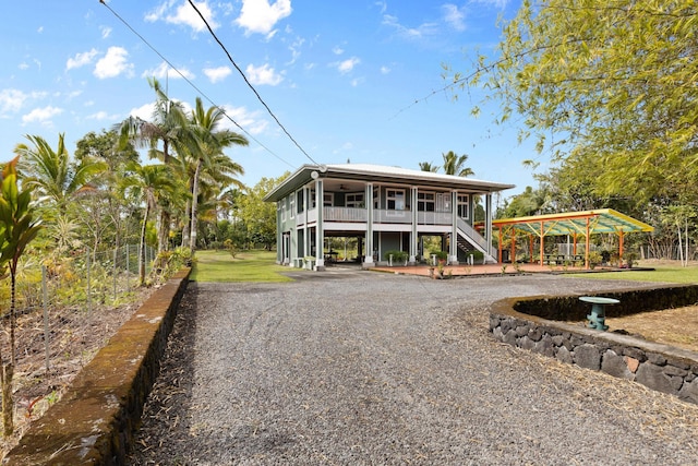 view of rear view of house