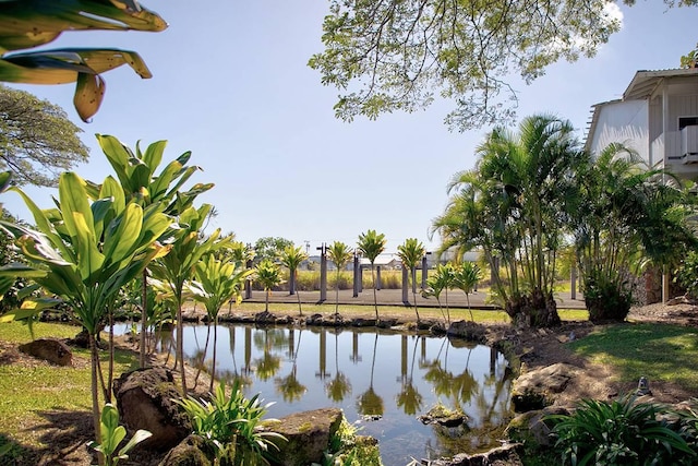 view of water feature