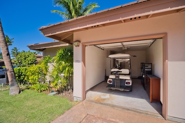 exterior space featuring a yard