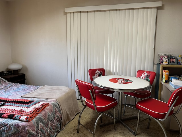 bedroom featuring carpet flooring