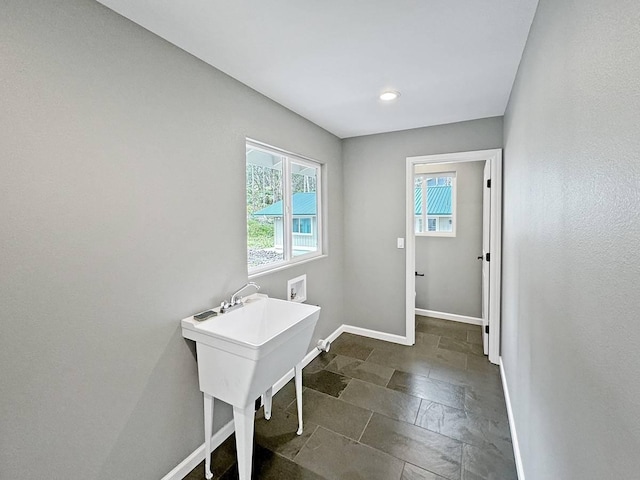 laundry area with washer hookup