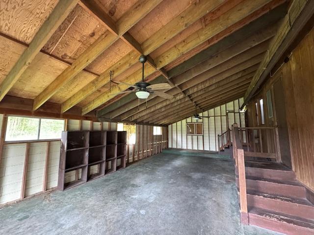 view of horse barn