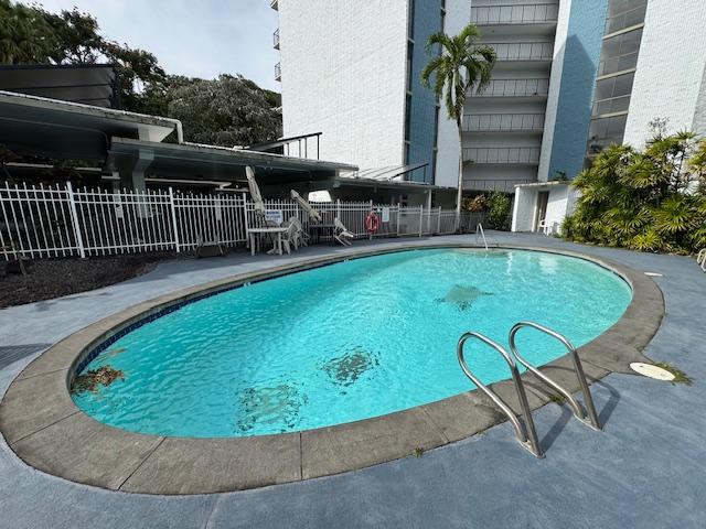 view of pool