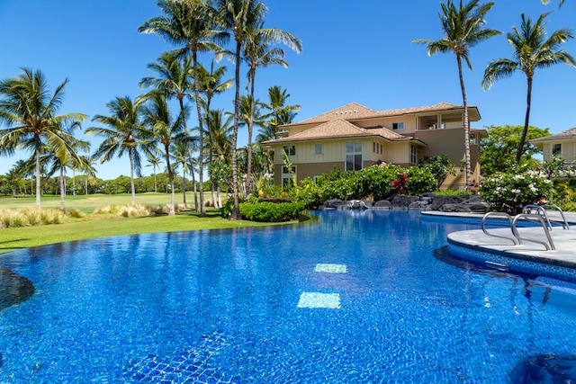 view of pool