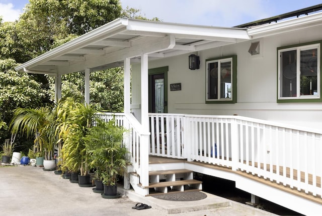 view of property entrance