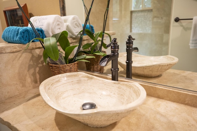 interior details with sink