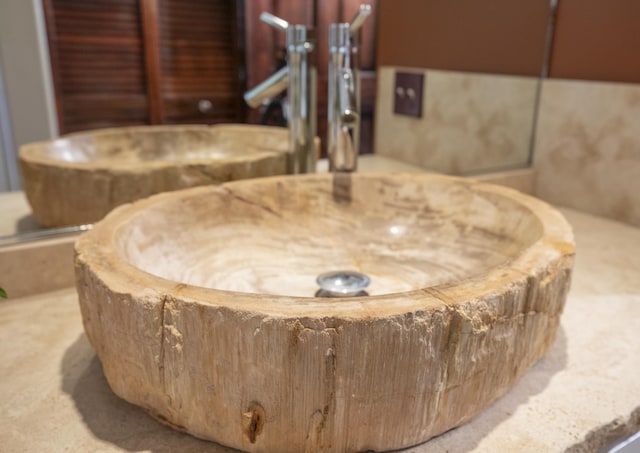 interior details with sink