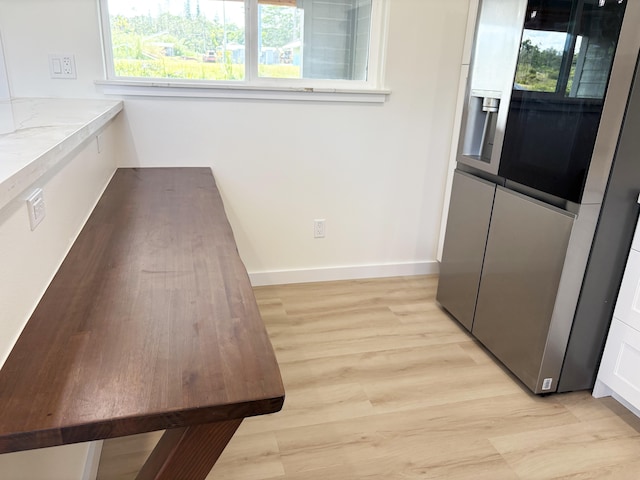 interior space featuring light hardwood / wood-style flooring