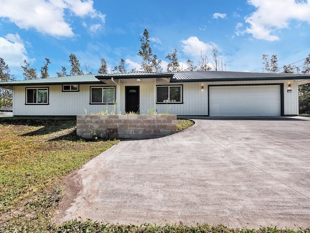 ranch-style house with a garage