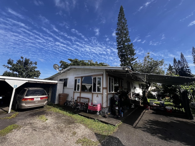 view of front of property