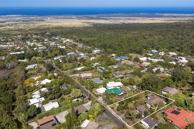 aerial view featuring a residential view