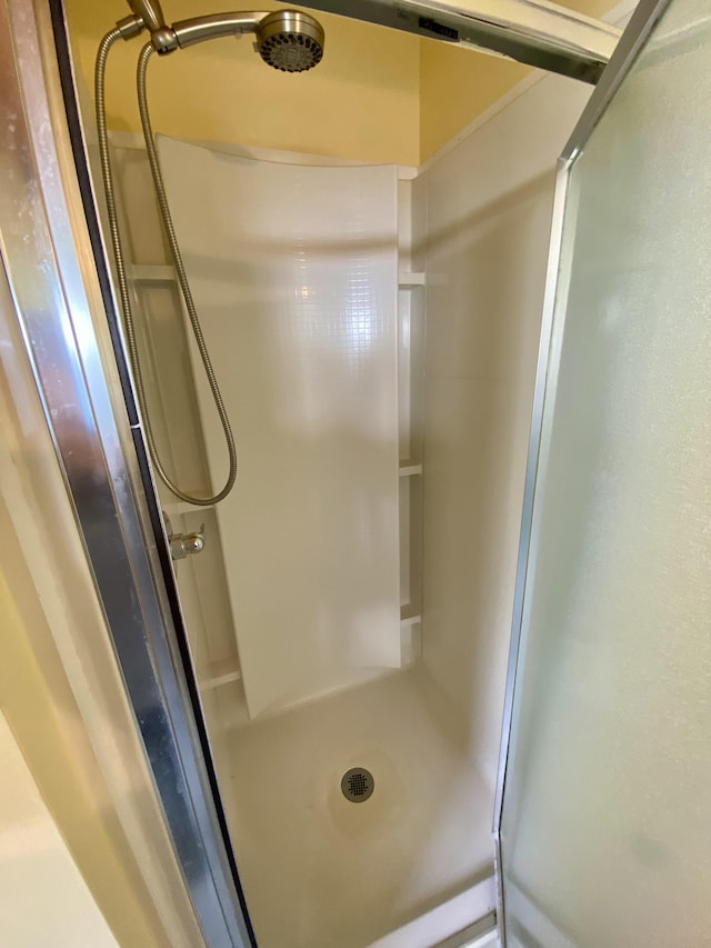 bathroom with walk in shower