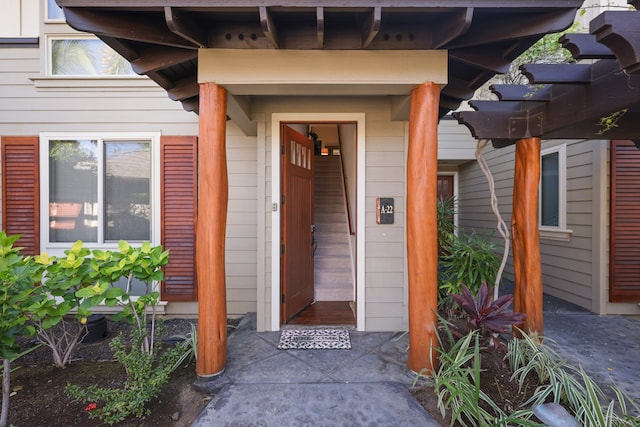 view of entrance to property