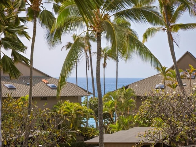 view of water feature