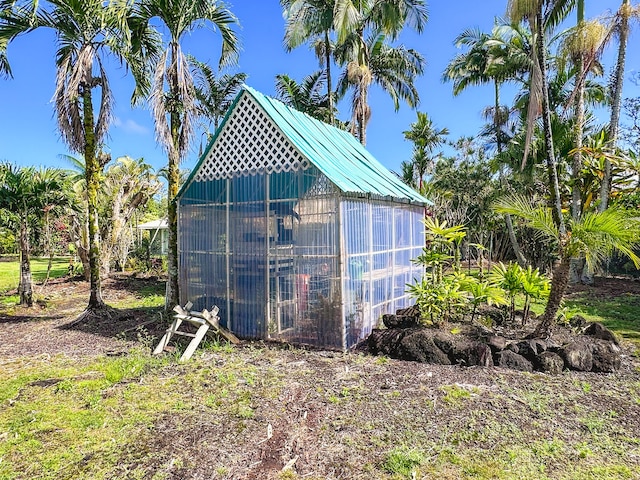 view of greenhouse