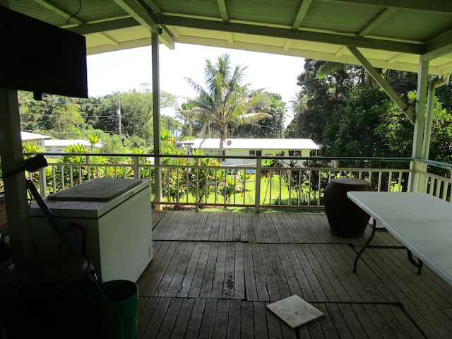 view of deck